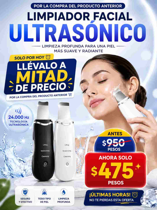 FACECLEANPRO™ | LIMPIADOR FACIAL ULTRASONICO
